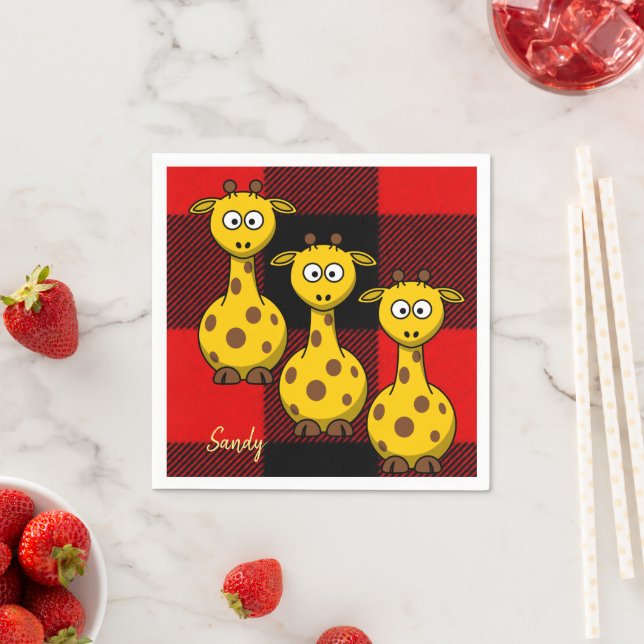 Guardanapo De Papel Papel Napkins, Girafa (Insitu)