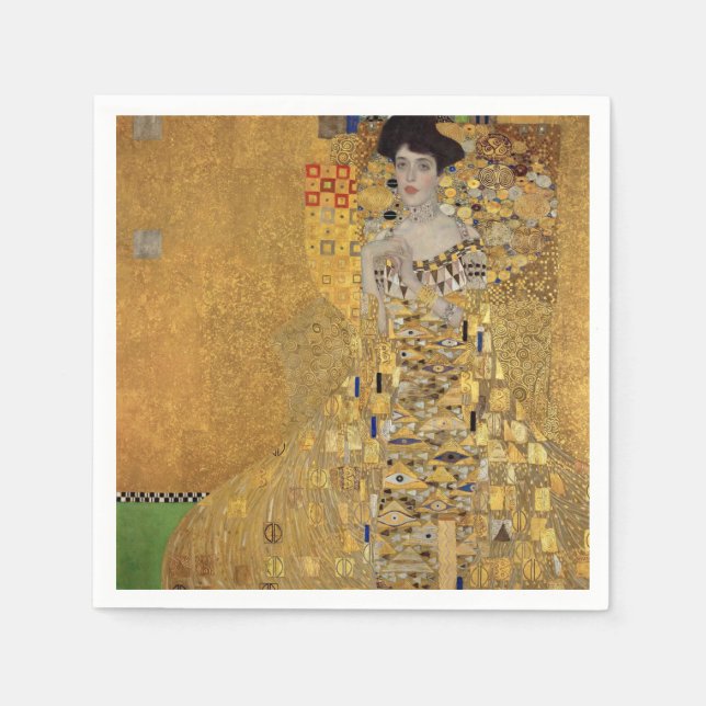 GUARDANAPO DE PAPEL PAPEL NAPKINS: GUSTAV KLIMT : ADELE BLOCH BAUH (Frente)
