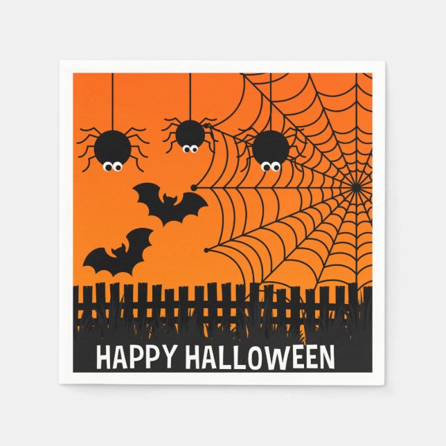 Guardanapo De Papel Papel Napkins-Halloween (Frente)
