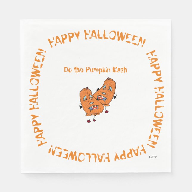 Guardanapo De Papel Papel Napkins: Halloween Napkins (Frente)