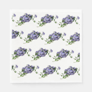 Guardanapo De Papel Papel Napkins- Hydrangeas