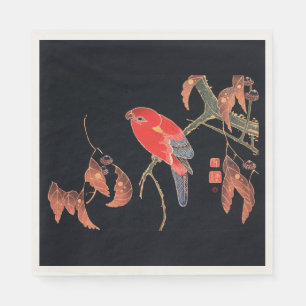 GUARDANAPO DE PAPEL PAPEL NAPKINS : JAPONÊS WOODBLOCK : ITÖ JUKUCHU