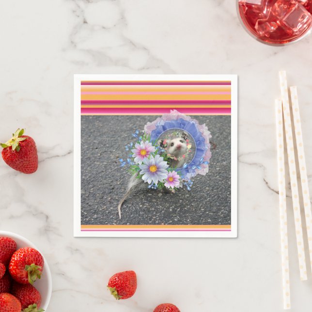 Guardanapo De Papel Papel Napkins, Ogambm Floral (Insitu)