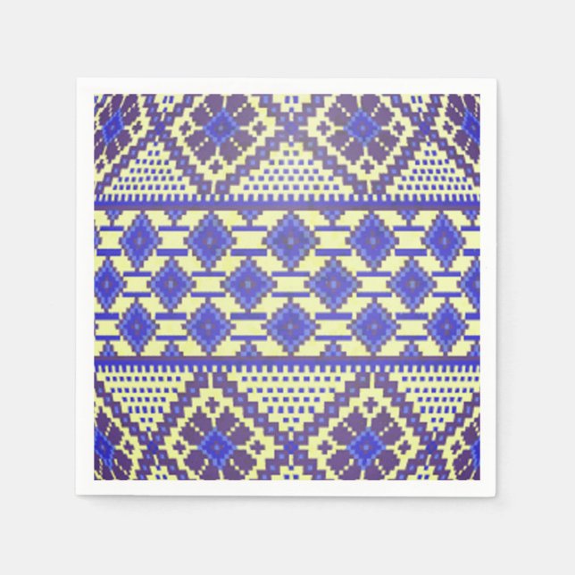 Guardanapo De Papel Papel Napkins para Ovos de Páscoa Ucranianos (Pysa (Frente)