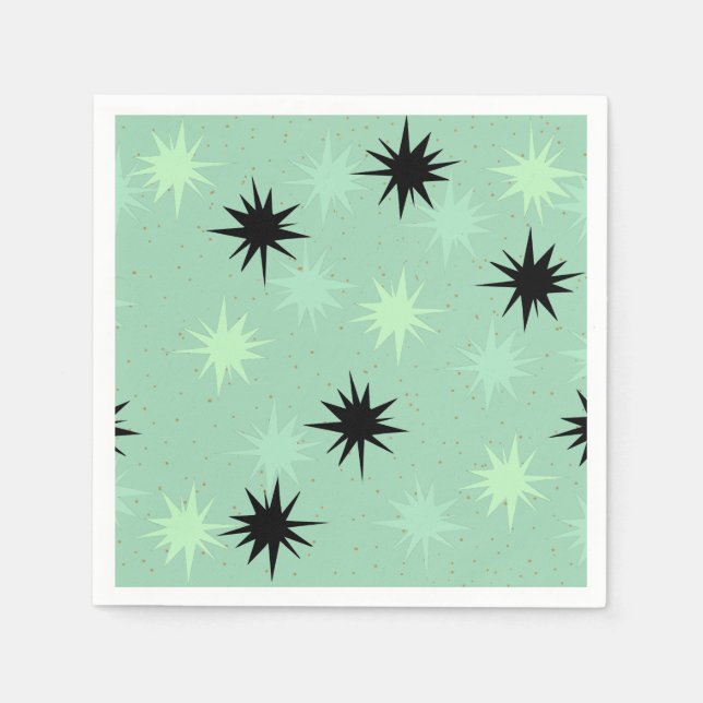 Guardanapo De Papel Papel Napkins para Starbursts Atômicos (Frente)