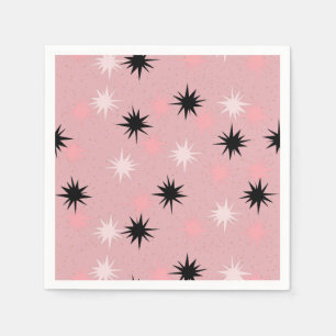 Guardanapo De Papel Papel Napkins para Starbursts Atômicos Rosa