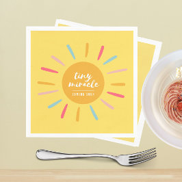 Guardanapo De Papel Papel Napkins, Pequeno Chá de fraldas milagroso Am