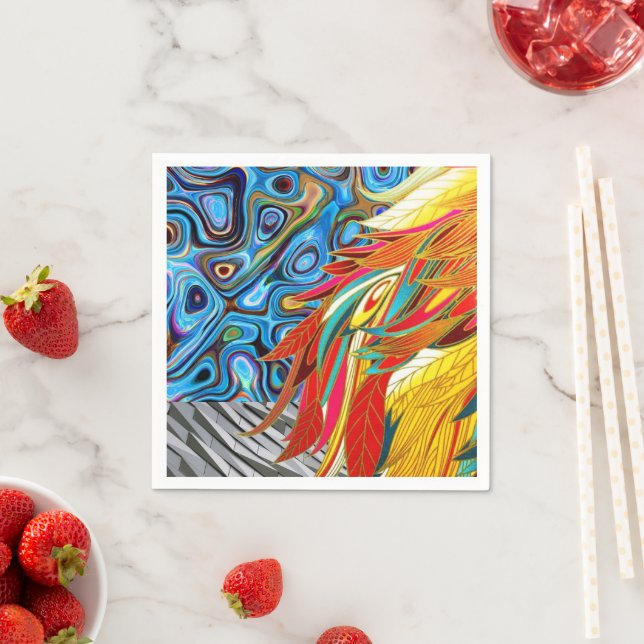 Guardanapo De Papel Papel Nápoles, Abstrato (Insitu)