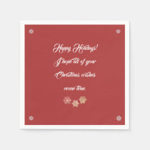 Papel Nápoles com Mensagem de Natal