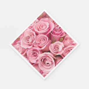 Guardanapo De Papel Papel Nápoles-Rosas Rosa