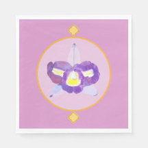 Papel Orquídeo Puro e Amarelo