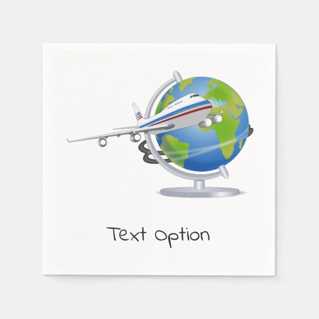 Guardanapo De Papel Papel para aeronaves voadoras Nápoles (Frente)