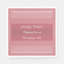 Guardanapo De Papel Papel para Chá de Noiva Dusty Rose, Festa de Anive