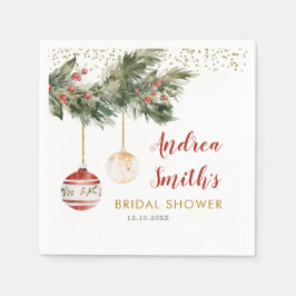 Guardanapo De Papel Papel para Chás de Noiva de Férias de Inverno Deco