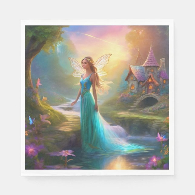 Guardanapo De Papel Papel para fadas (Frente)