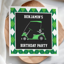 Papel para Festa de Aniversário de Golfe