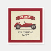 Papel para Festa de Aniversário Infantil de Carro