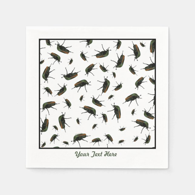 Guardanapo De Papel Papel para Inseto de besouro (Frente)