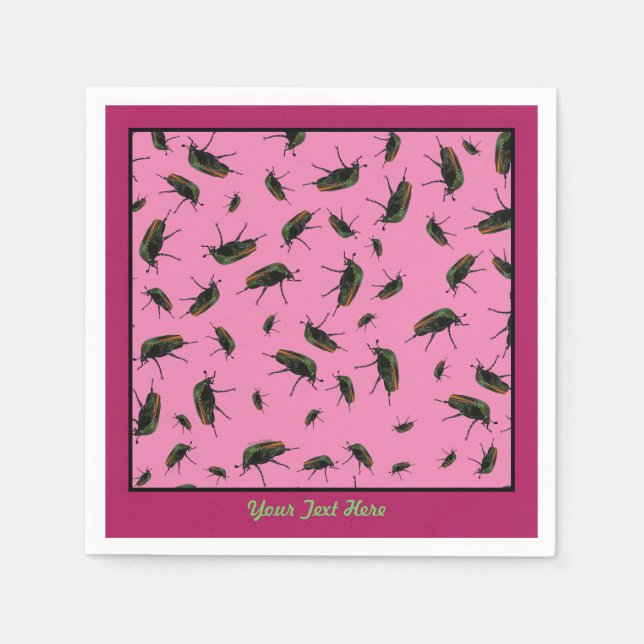 Guardanapo De Papel Papel para Inseto de besouro (Frente)