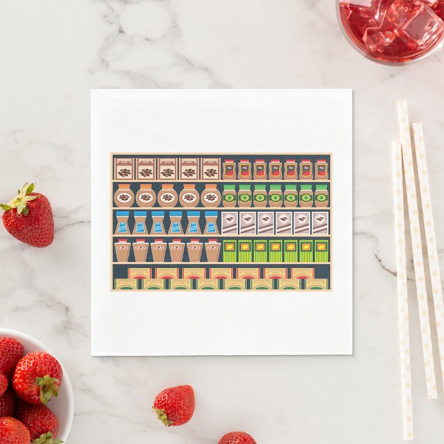 Guardanapo De Papel Papel para prateleiras de supermercado para guarda (Criador carregado)