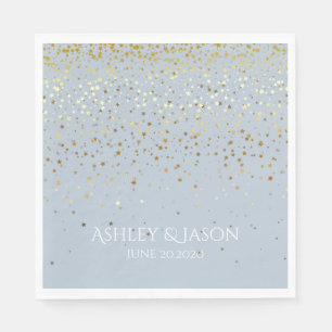 GUARDANAPO DE PAPEL PAPEL PARTITY DISPOSSÍVEL NAPKINS PETITE OURO STAR