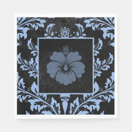 Guardanapo De Papel Papel personalizado de Natal para damascos azuis E