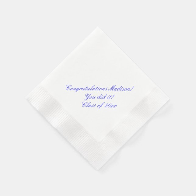 Guardanapo De Papel Papel Personalizado Napkins (Canto)