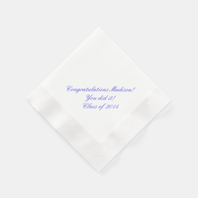 Guardanapo De Papel Papel Personalizado Napkins (Canto)