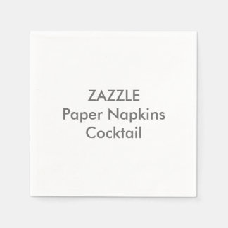 Guardanapo De Papel Papel personalizado Napkins BRANCO COCKTAIL