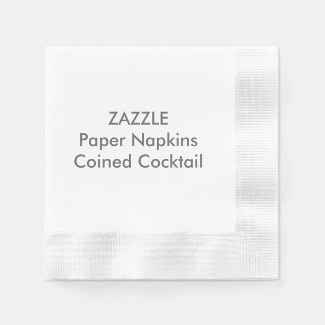 Guardanapo De Papel Papel personalizado Napkins COINHO BRANCO (Frente)