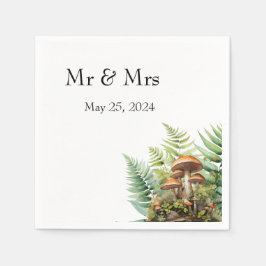 Guardanapo De Papel Papel personalizado para cogumelos Napkins