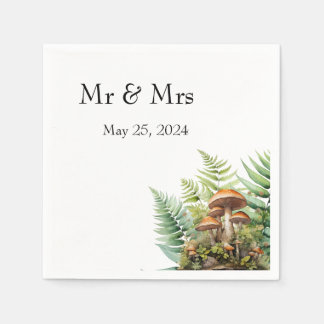 Guardanapo De Papel Papel personalizado para cogumelos Napkins