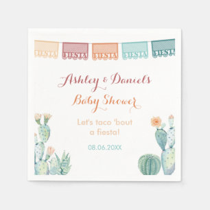 Guardanapo De Papel Papel Picado Cactos Chá do tema mexicano