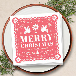 Guardanapo De Papel Papel Picado Mexicano Natal Napkin