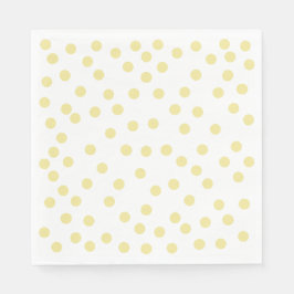 Guardanapo De Papel Papel Polkadot Amarelo Nápoles