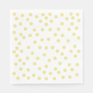 Guardanapo De Papel Papel Polkadot Amarelo Nápoles