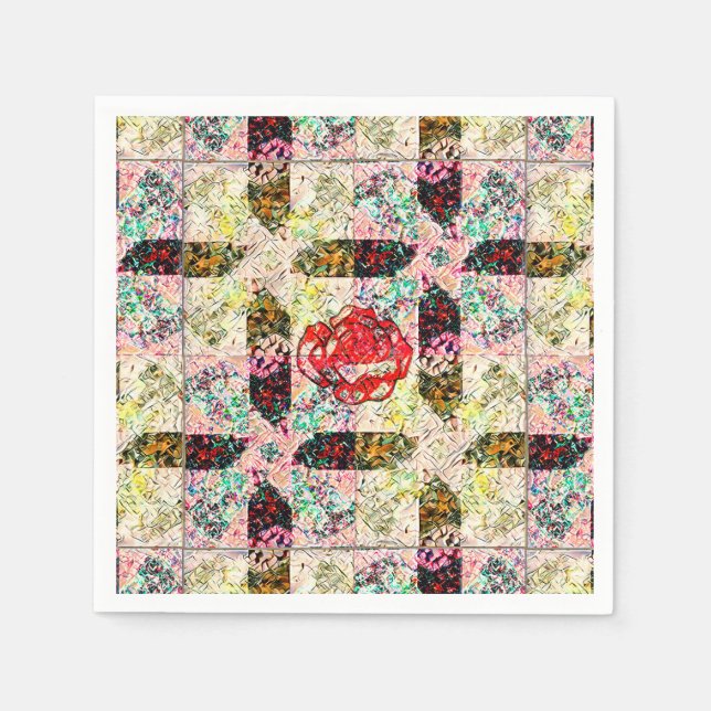 Guardanapo De Papel papel rosa de vovó (Frente)