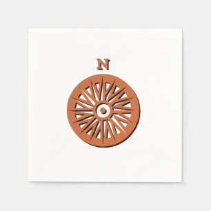 Guardanapo De Papel Papelada - Grande Rosa de Compass