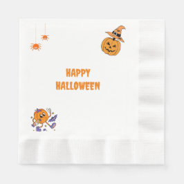 Guardanapo De Papel Papelão de Abóbora do Partido Halloween Napkin