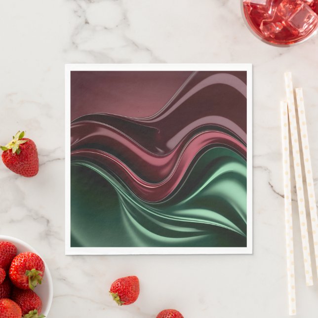 Guardanapo De Papel Paper luncheon napkin in stylish graphic (Insitu)