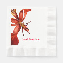 Guardanapo De Papel Paper Napkin Royal Poinciana