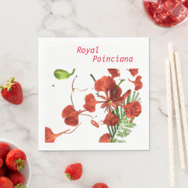 Guardanapo De Papel Paper Napkin Royal Poinciana