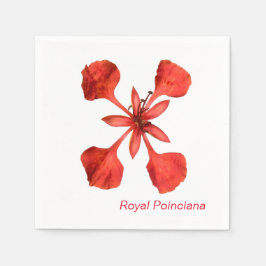 Guardanapo De Papel Paper Napkin Royal Poinciana