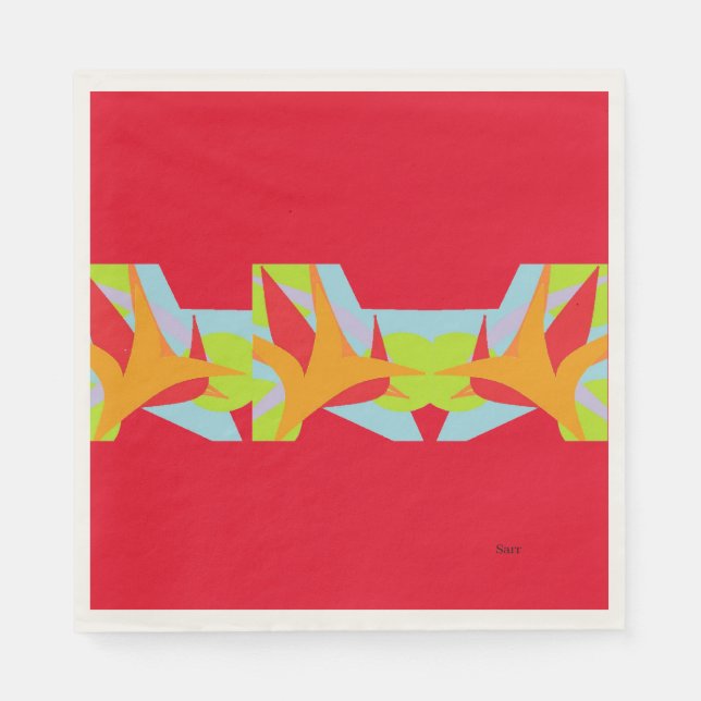 Guardanapo De Papel Paper Napkins : alegria de Primavera (Frente)