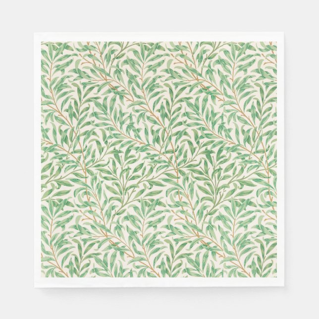 Guardanapo De Papel Paper Napkins Art Nouveau Willow Bough Patterno (Frente)