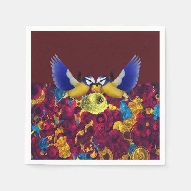 Guardanapo De Papel Paper Napkins Floral (Frente)