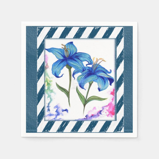 Guardanapo De Papel Paper Napkins Floral (Frente)