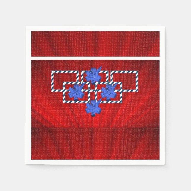 Guardanapo De Papel Paper Napkins Floral (Frente)