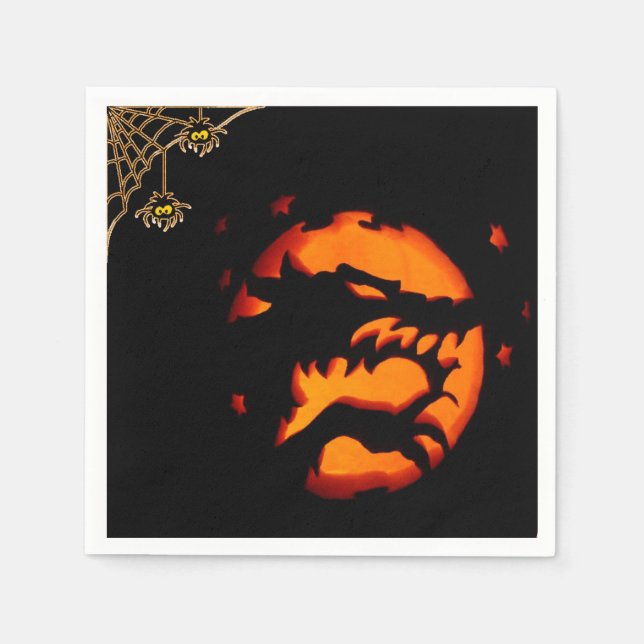 Guardanapo De Papel Paper Napkins Halloween (Frente)