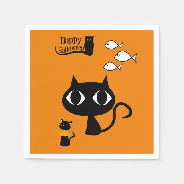 Guardanapo De Papel Paper Napkins Halloween (Frente)
